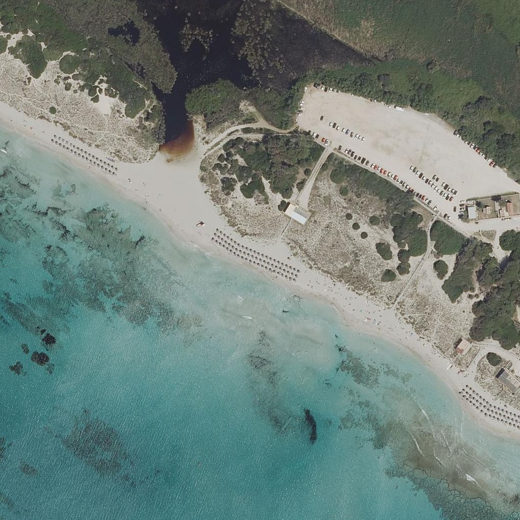 Aerial map of Platja de Son Bou