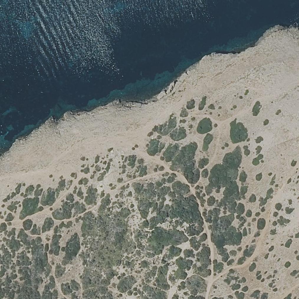 Aerial map of Platja de Son Servera