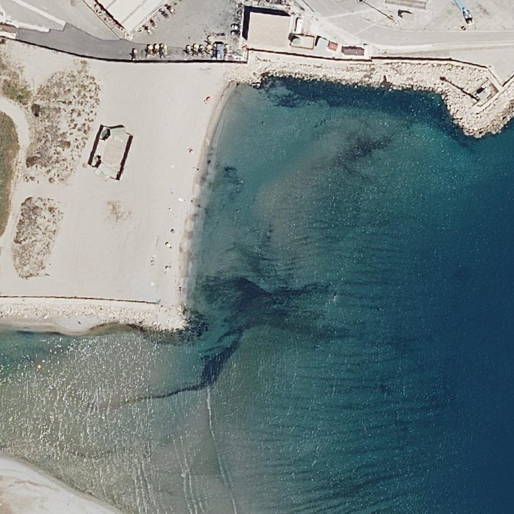 Aerial map of Platja de Venècia