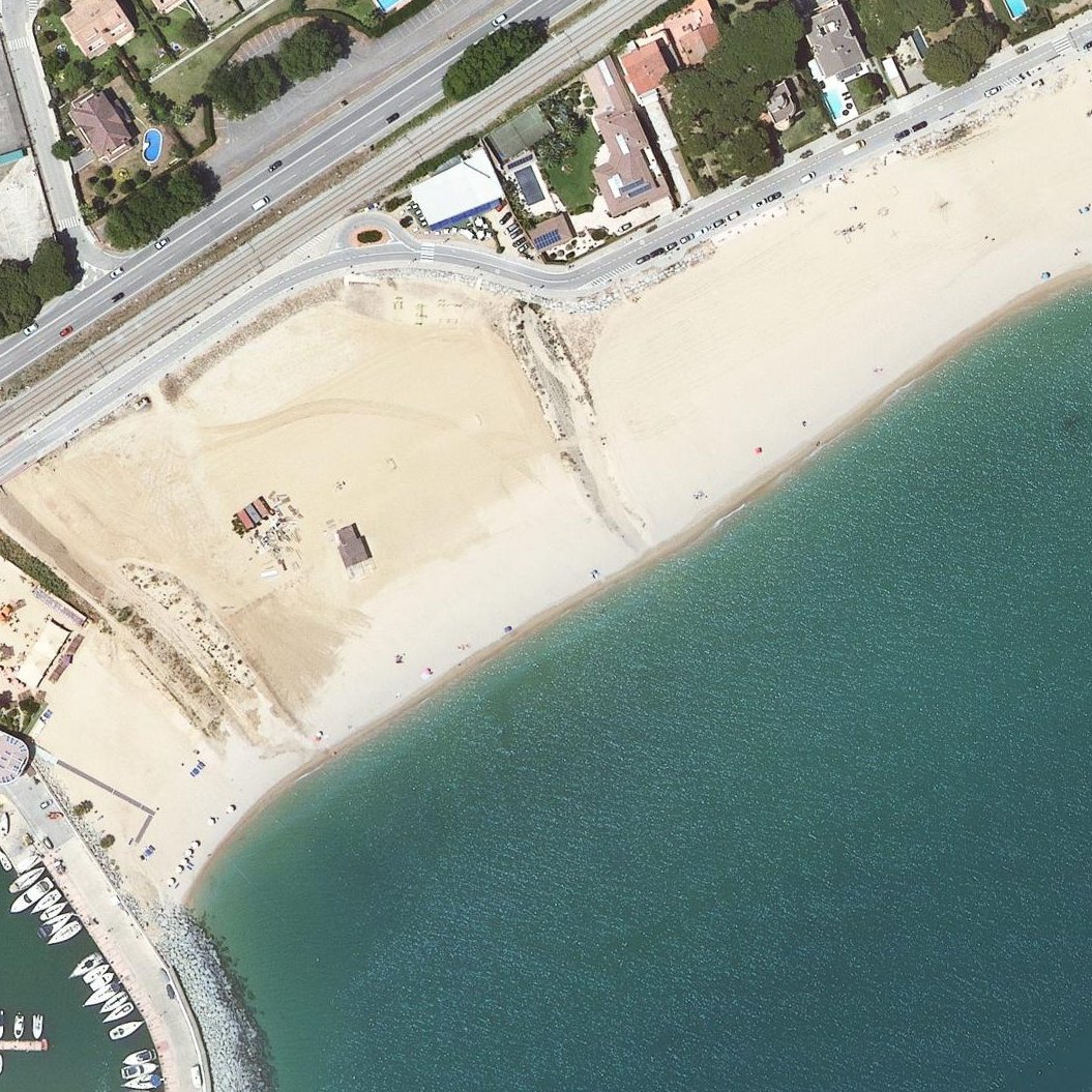 Aerial map of Platja del Balís