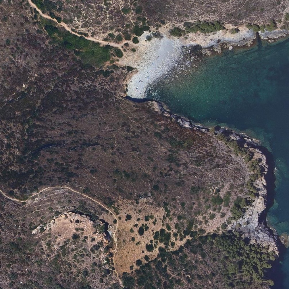 Aerial map of Platja del Canadell