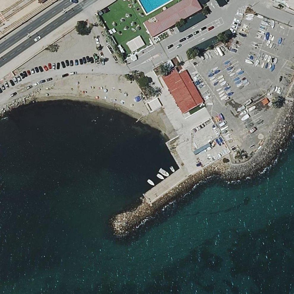 Aerial map of Platja del Cocó