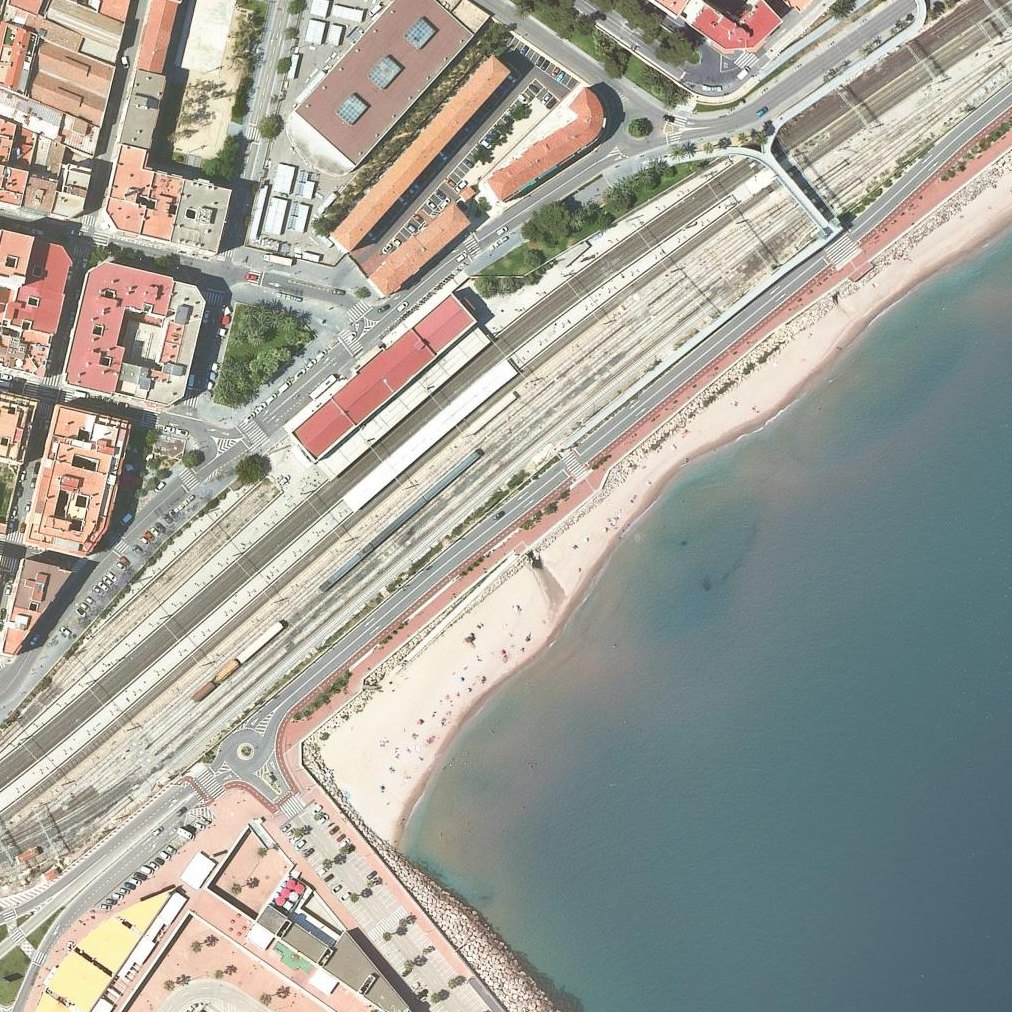 Aerial map of Platja del Miracle