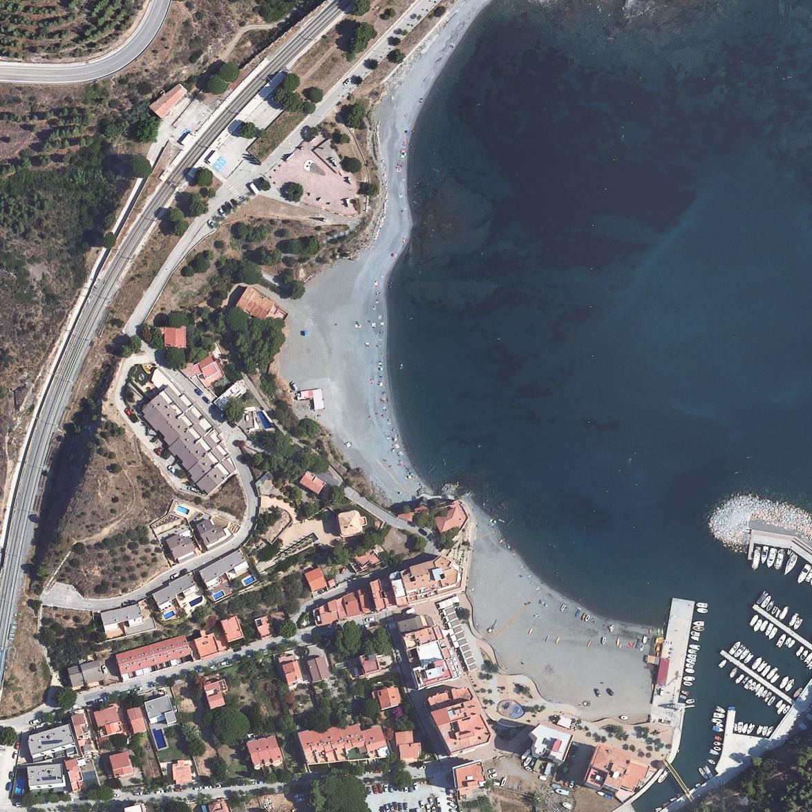 Aerial map of Platja del Morts