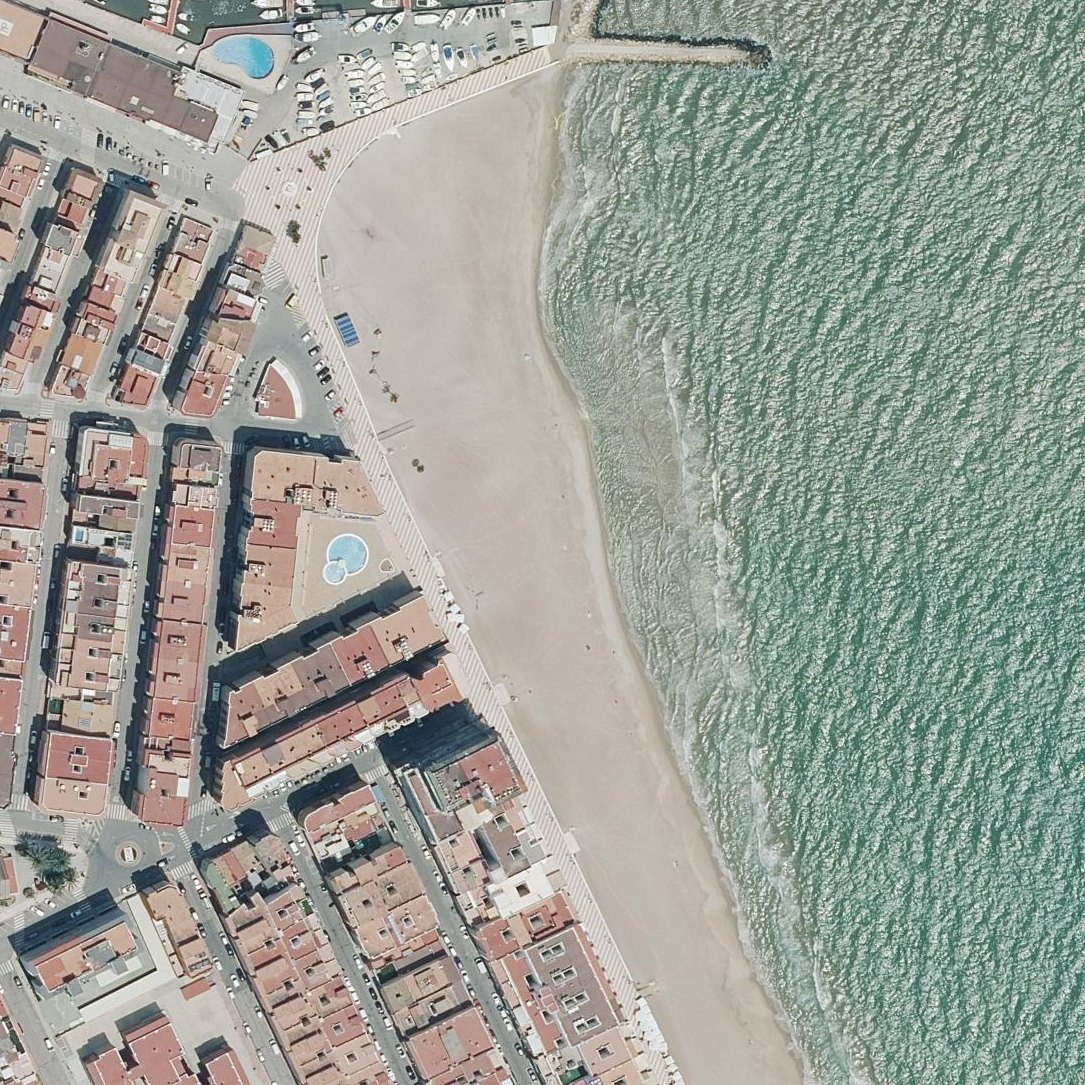 Aerial map of Platja del Perelló