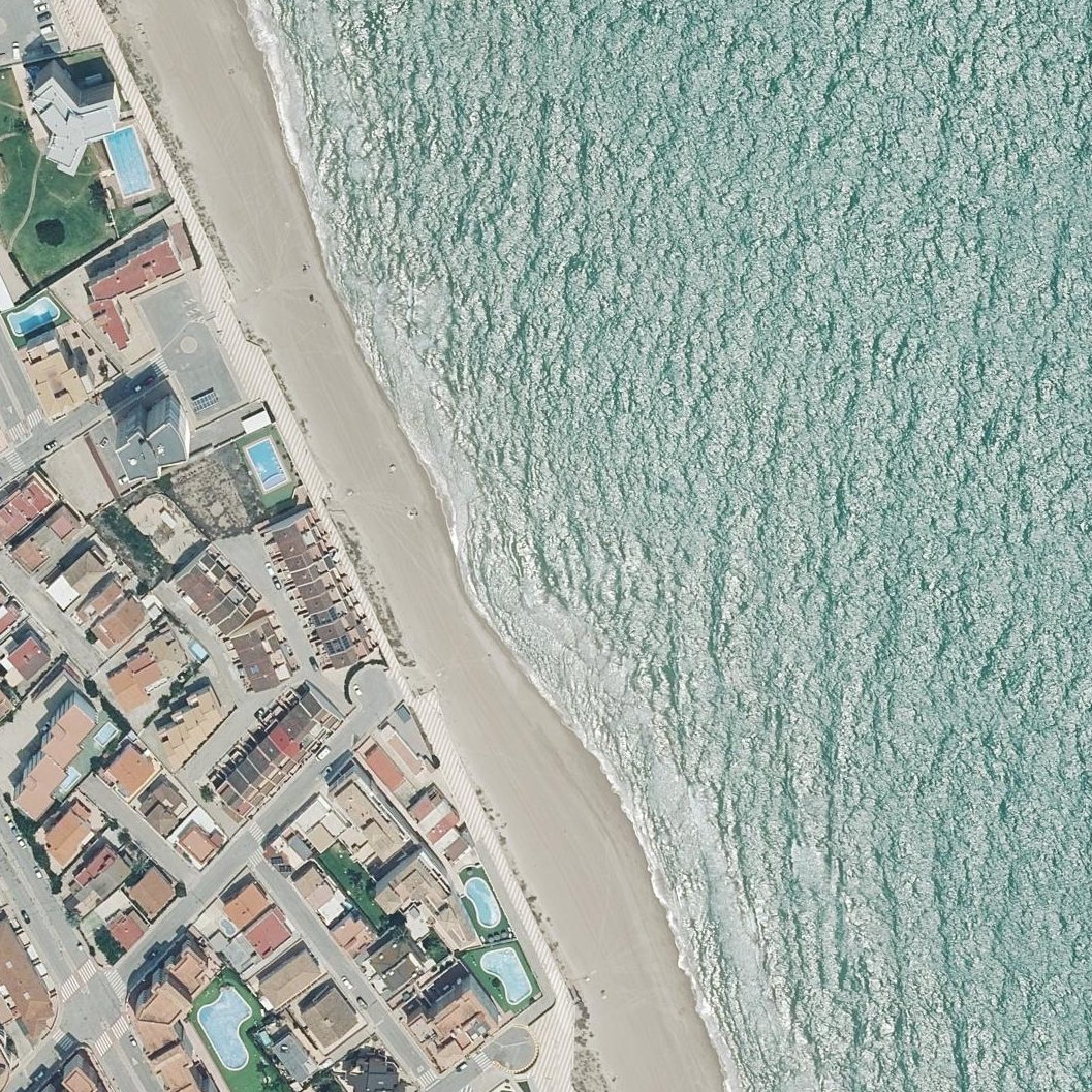 Aerial map of Platja del Pouet
