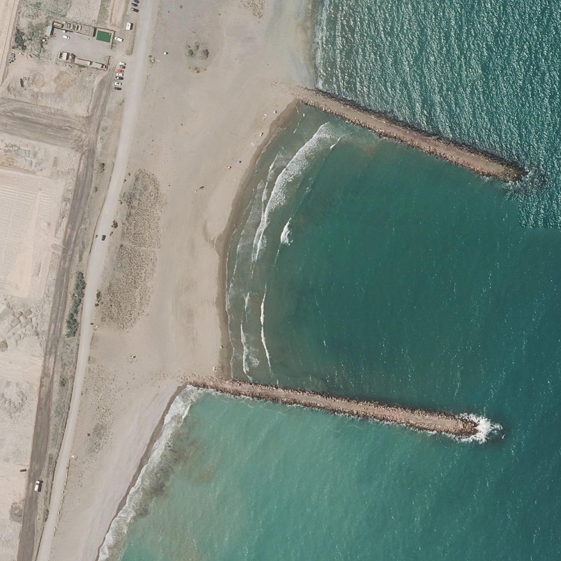 Aerial map of Platja del Puig