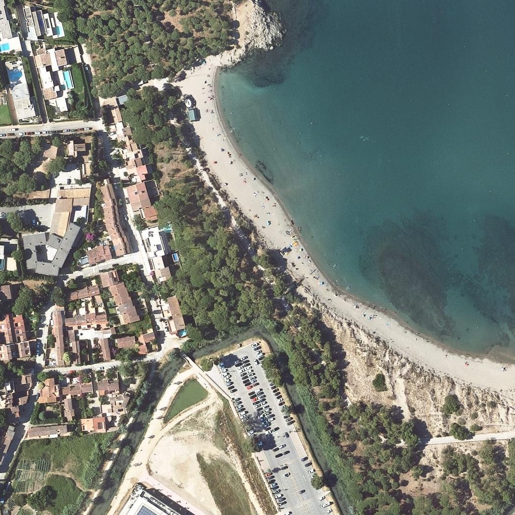 Aerial map of Platja del Rec
