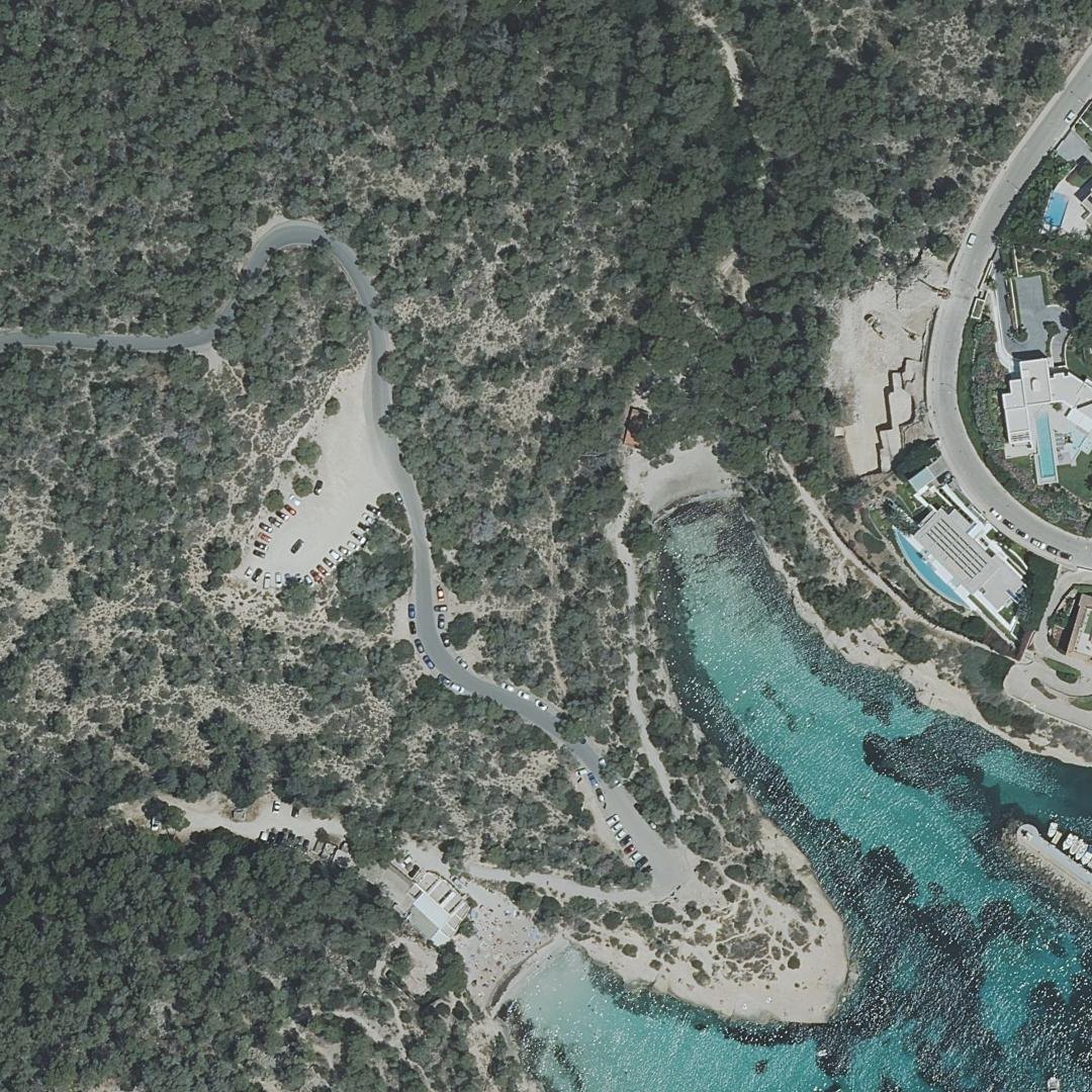 Aerial map of Platja del Rei