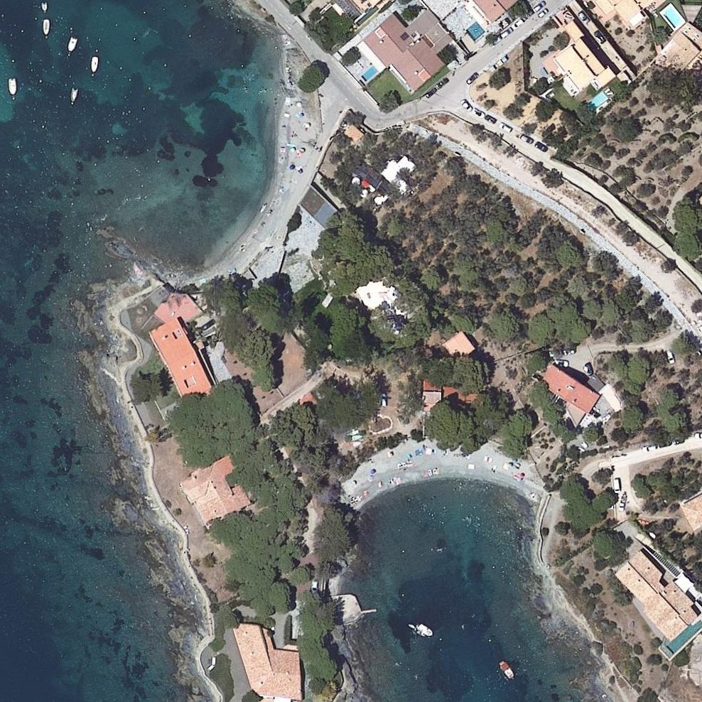 Aerial map of Platja del Ros