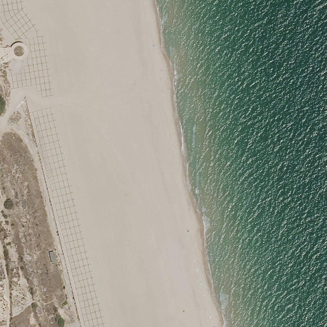 Aerial map of Platja del Saler
