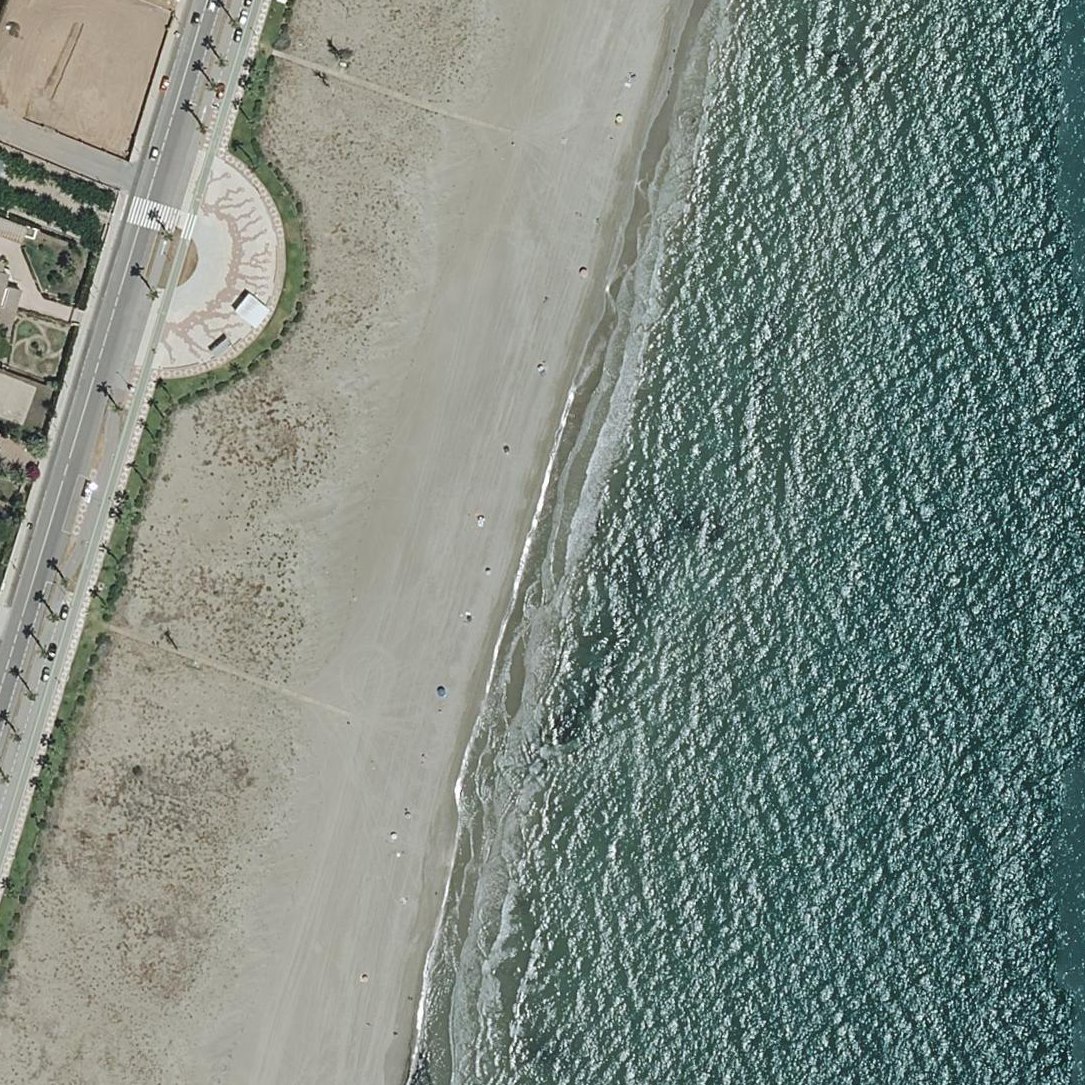Aerial map of Platja del Serradal