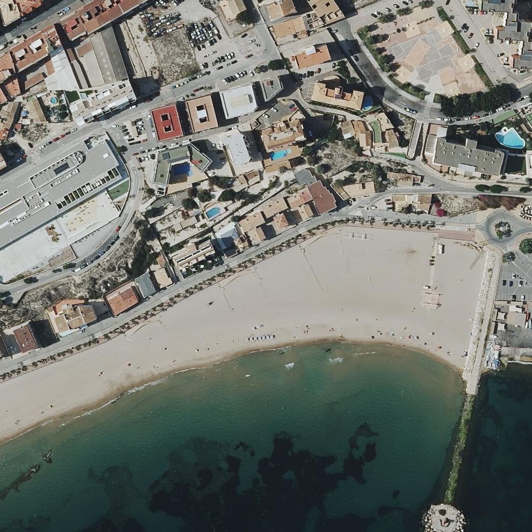 Aerial map of Platja del Varadero