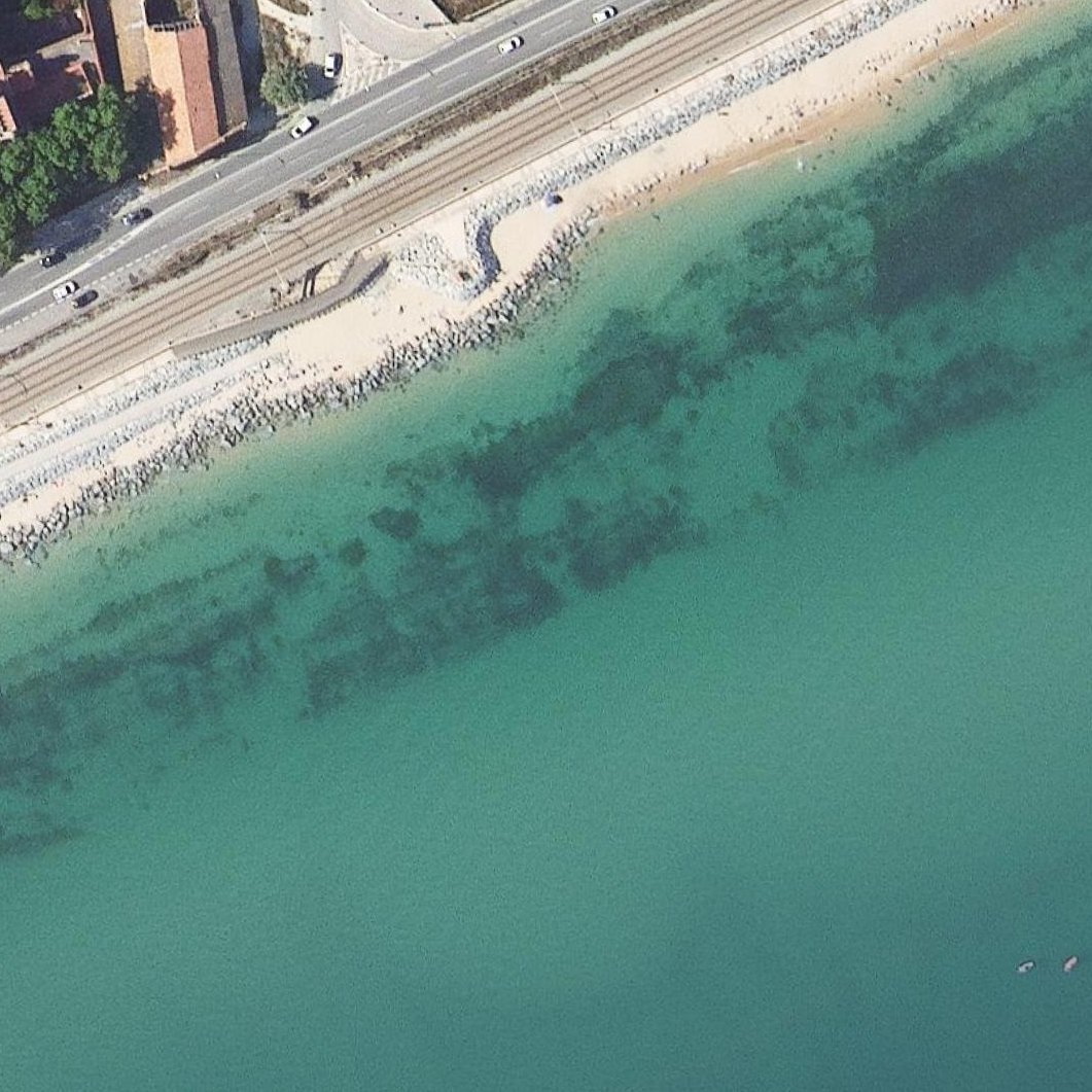 Aerial map of Platja Dels Toldos