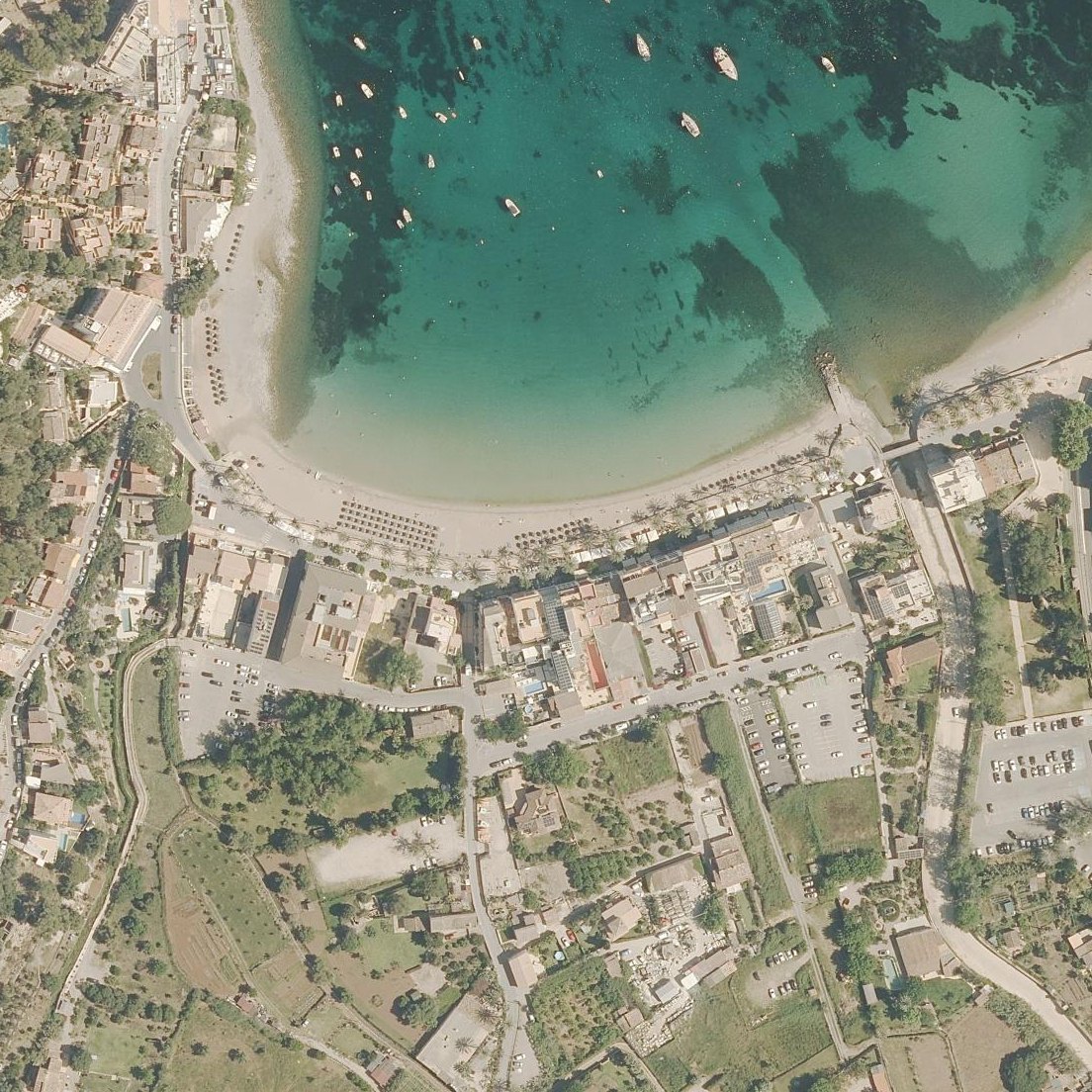 Aerial map of Platja den Repic