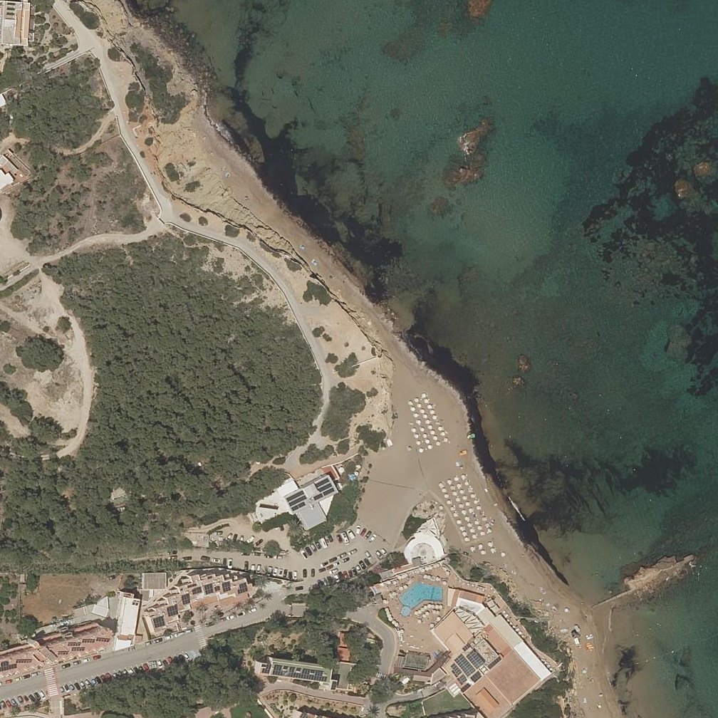 Aerial map of Platja des Figueral