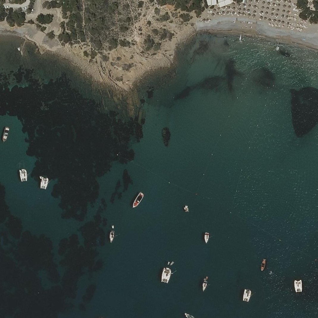 Aerial map of Platja des Jondal