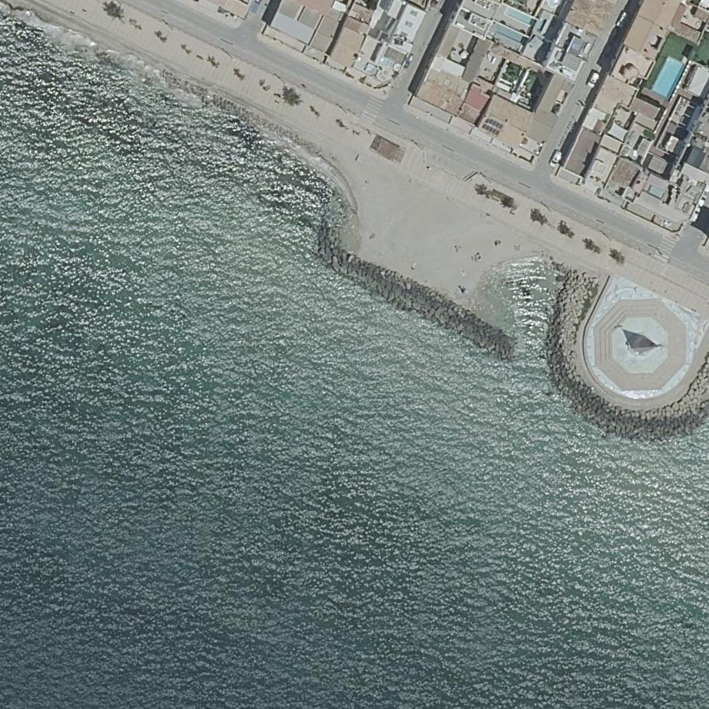 Aerial map of Platja des molinar