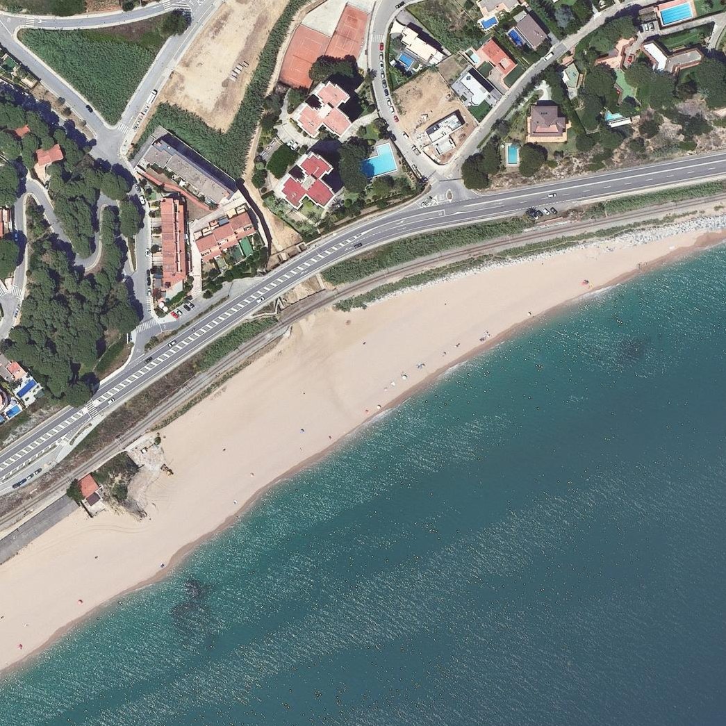 Aerial map of Platja El Morer