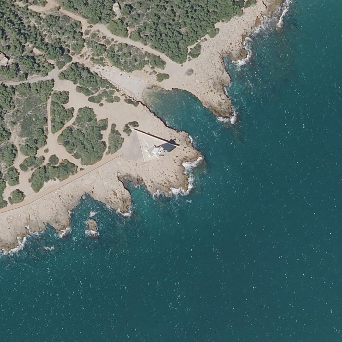 Aerial map of Platja Galarza