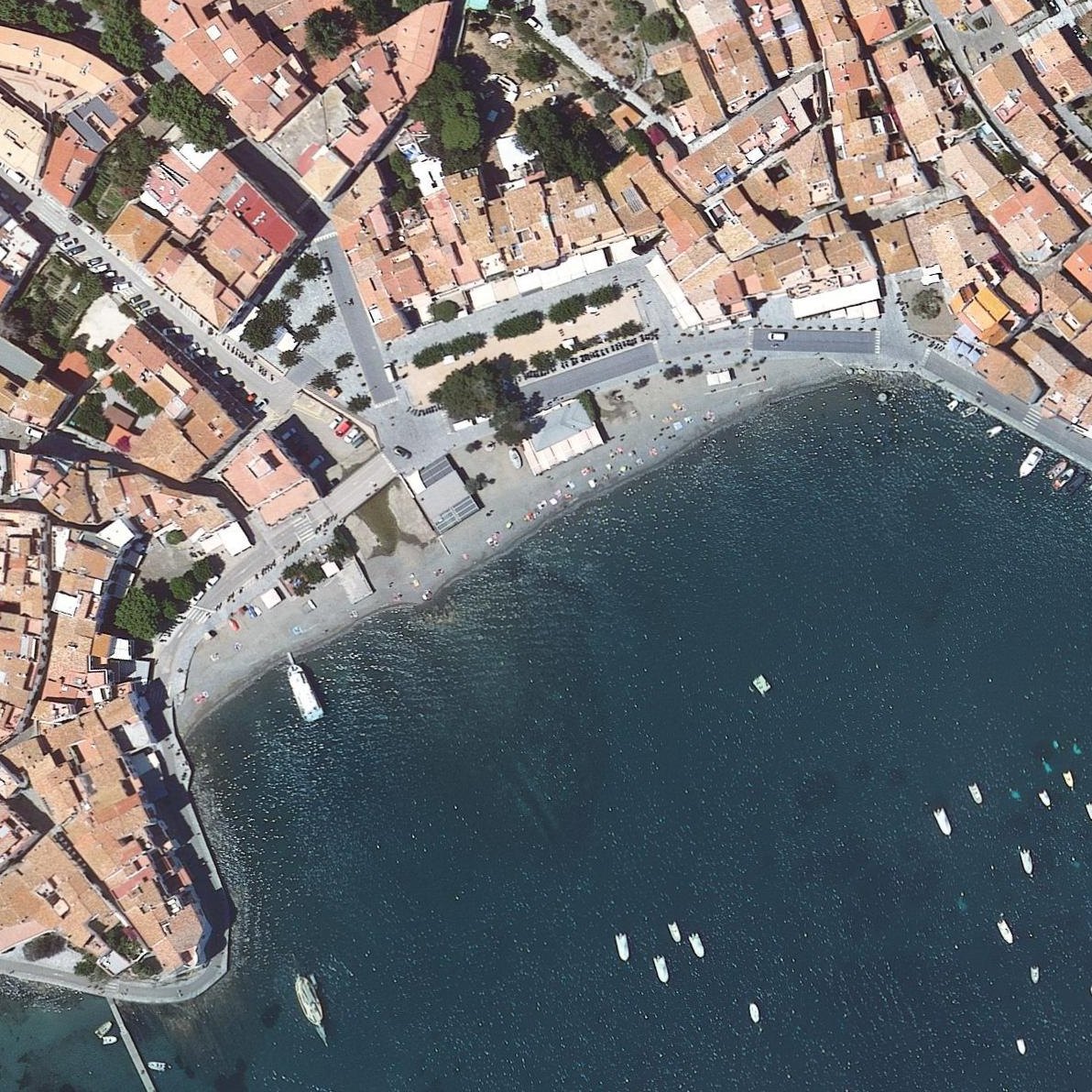 Aerial map of Platja Gran