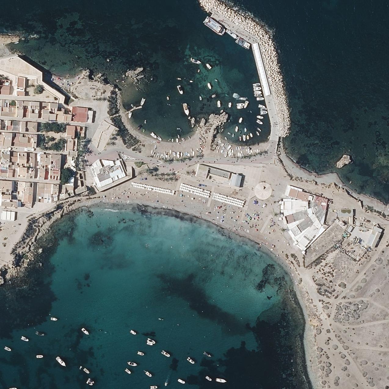 Aerial map of Platja Gran