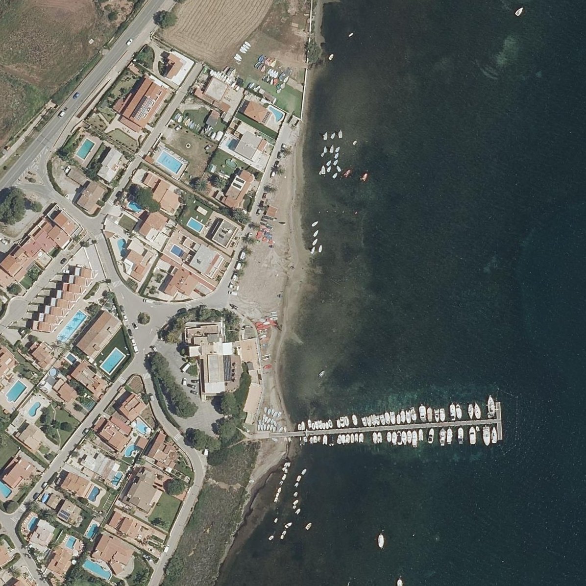 Aerial map of Platja Gran