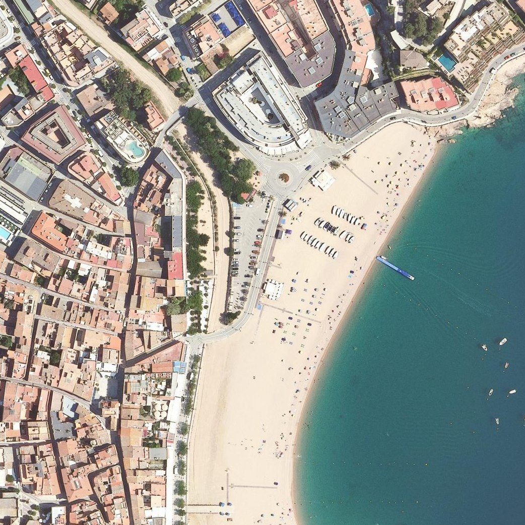 Aerial map of Platja Gran