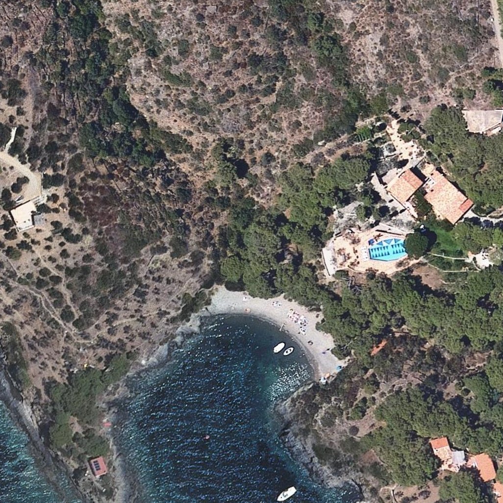 Aerial map of Platja Guillola