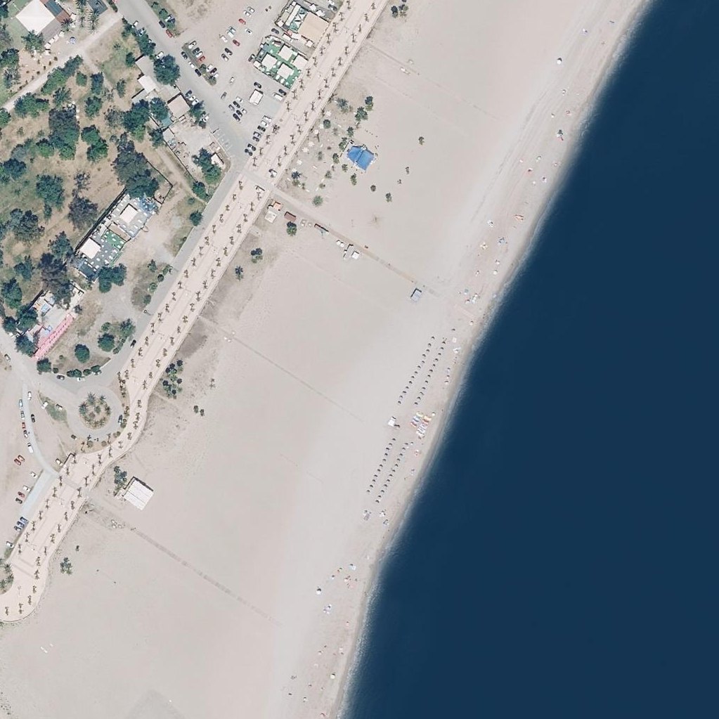 Aerial map of Platja l'Arenal