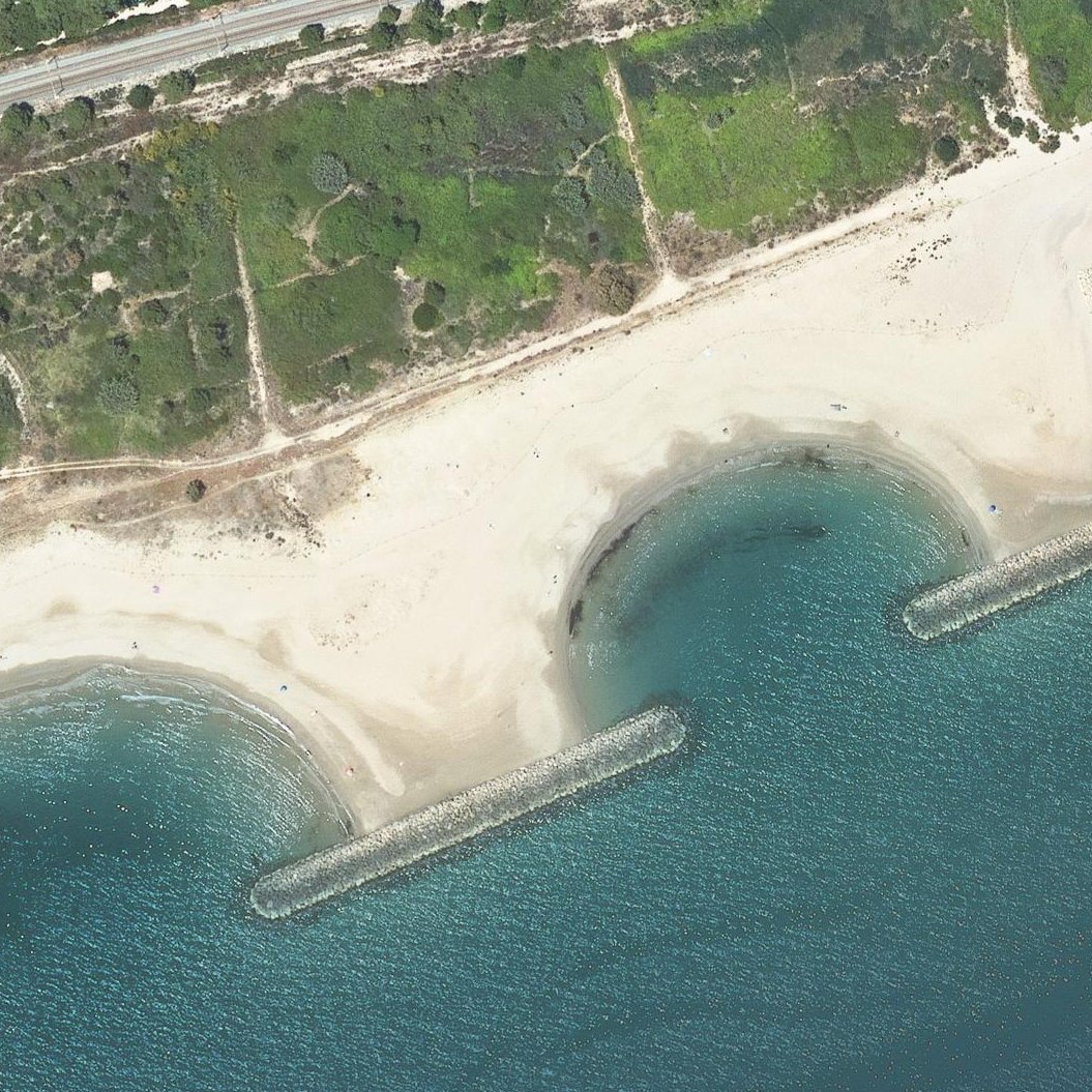 Aerial map of Platja Llarga