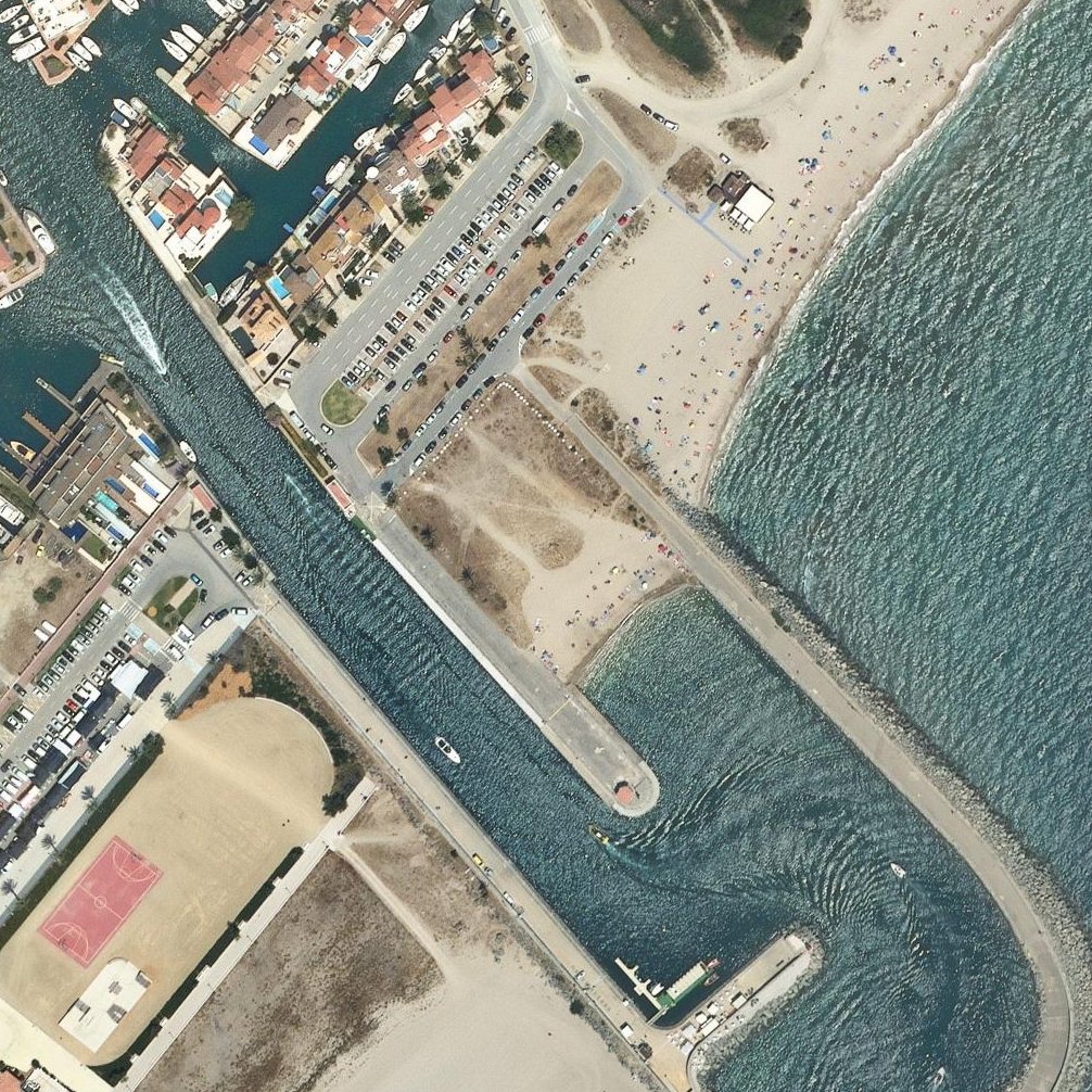Aerial map of Platja Petita