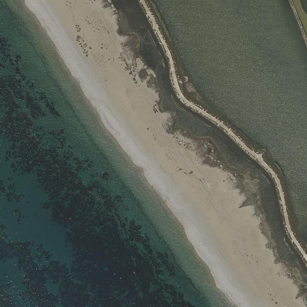 Aerial map of Platja Pont de Baix