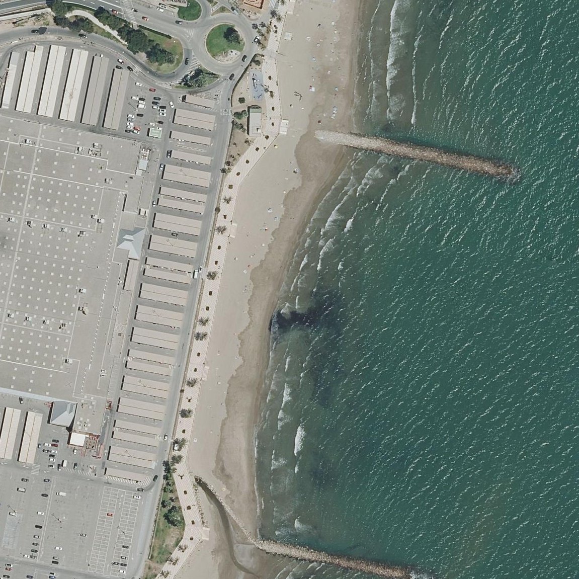 Aerial map of Platja Port Saplatja