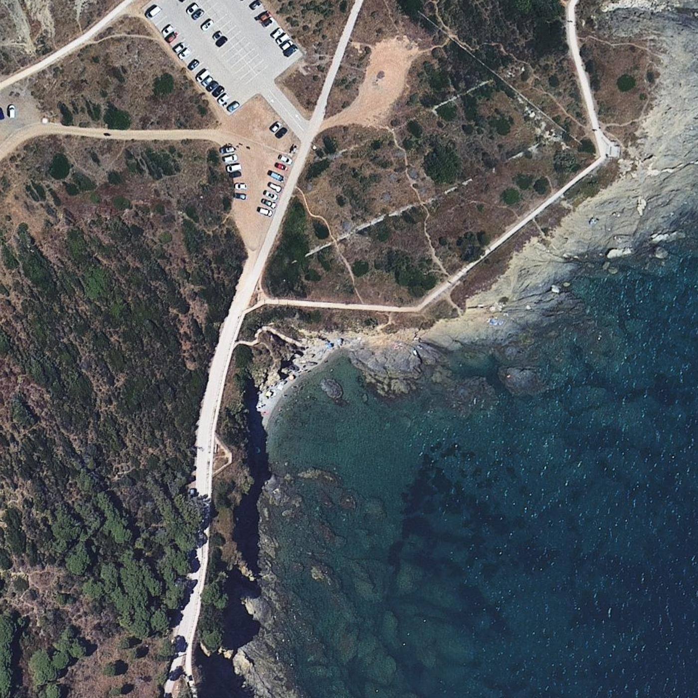 Aerial map of Platja sota s'Arenella