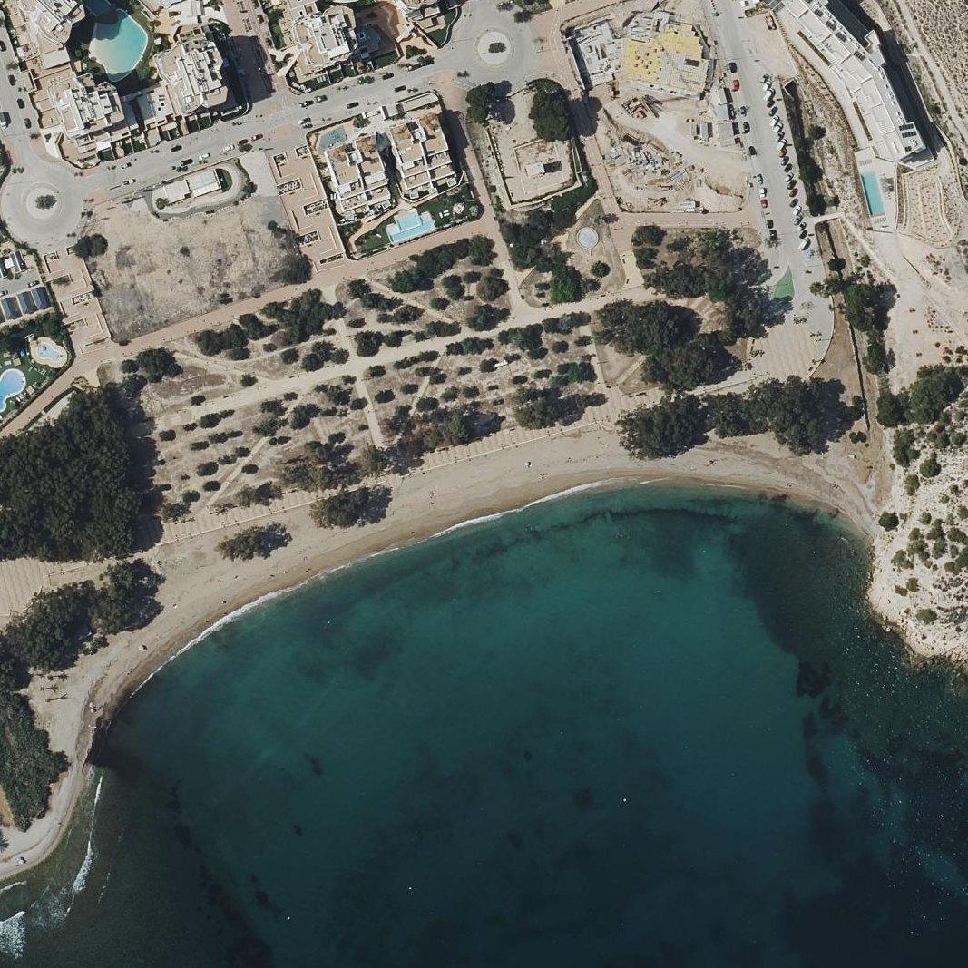 Aerial map of Platja Torres