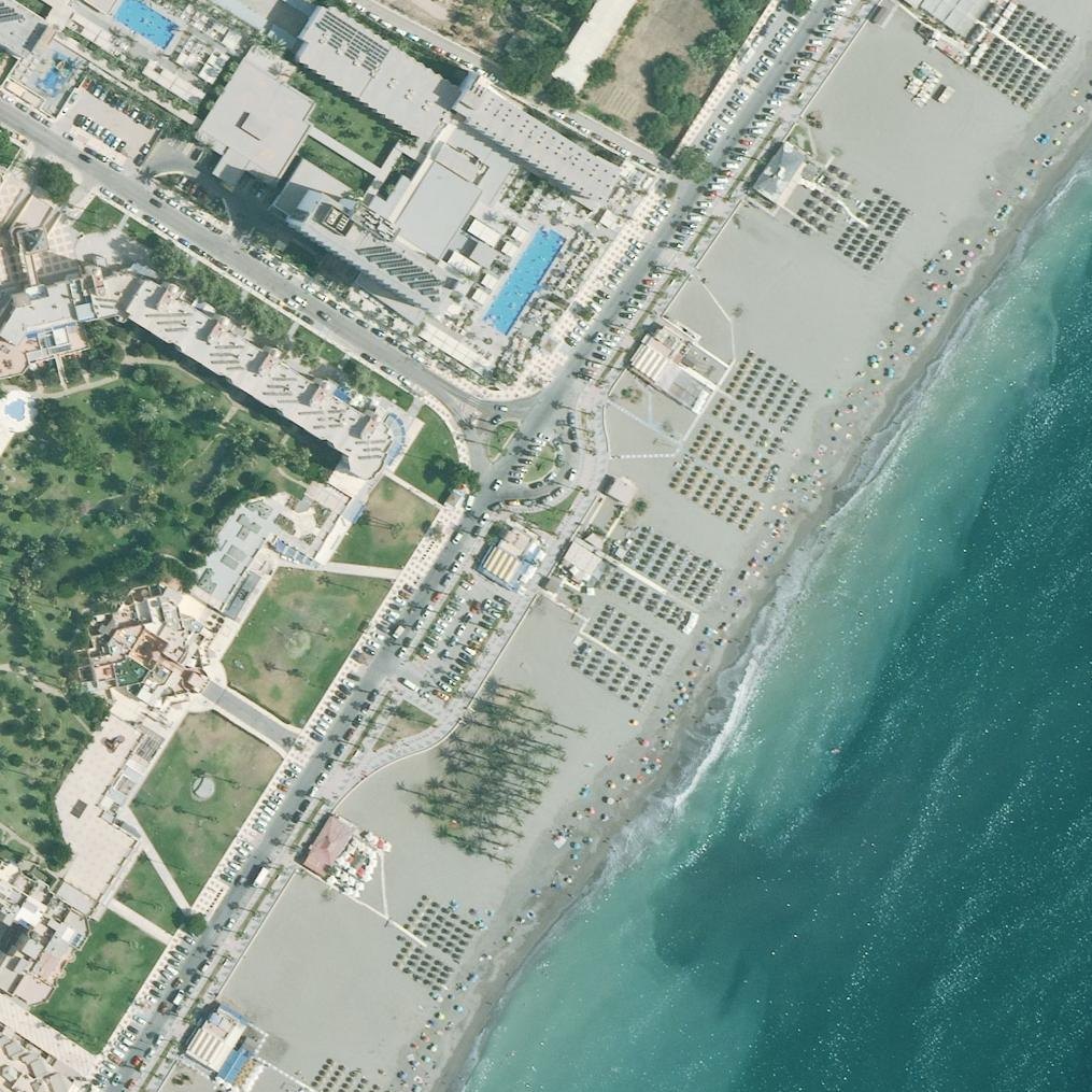 Aerial map of Playa Alejandro Cerdán