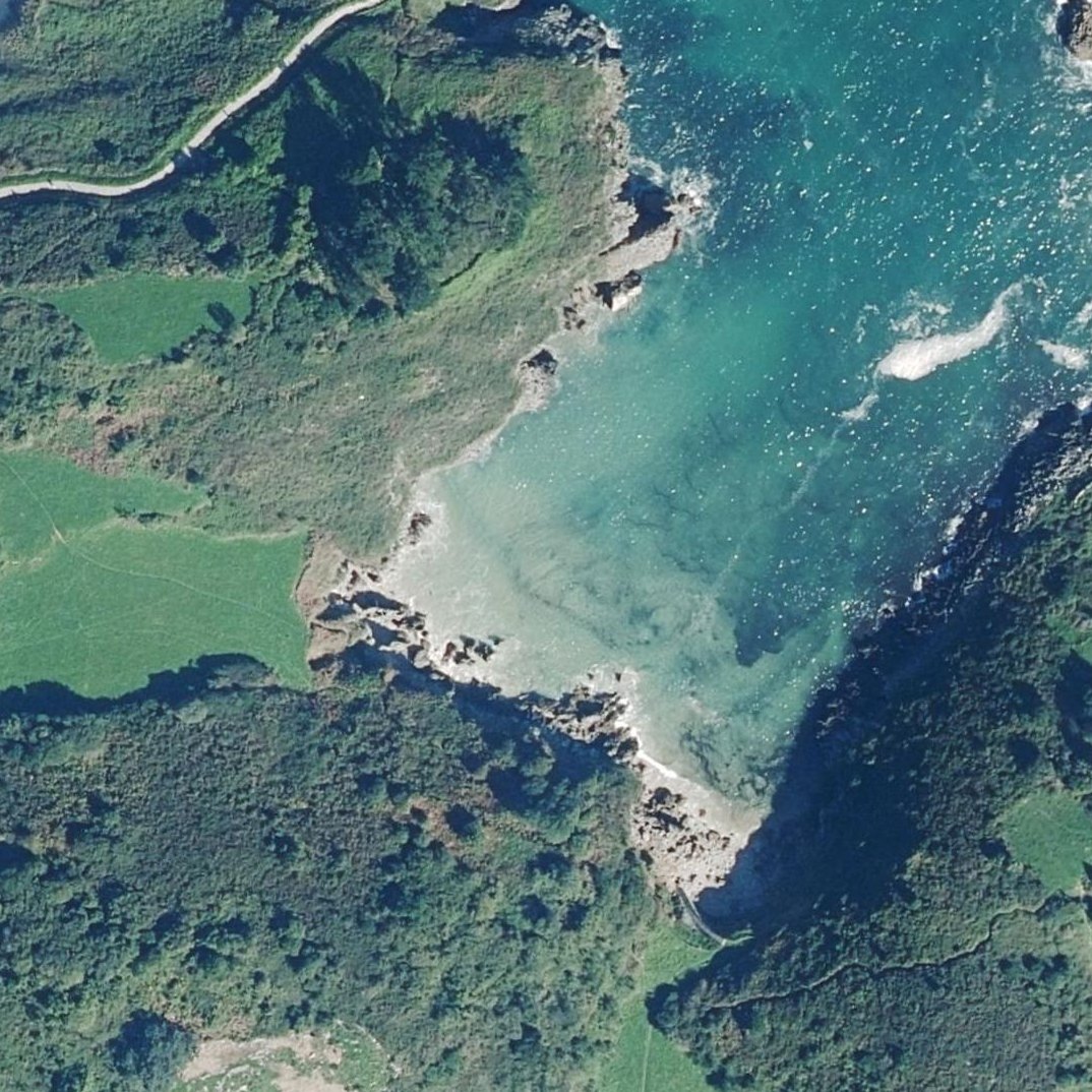 Aerial map of Playa Antilles
