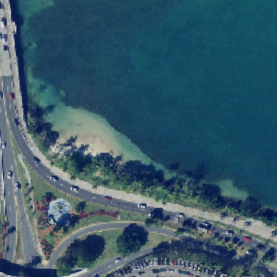 Aerial map of Playa Arenosa