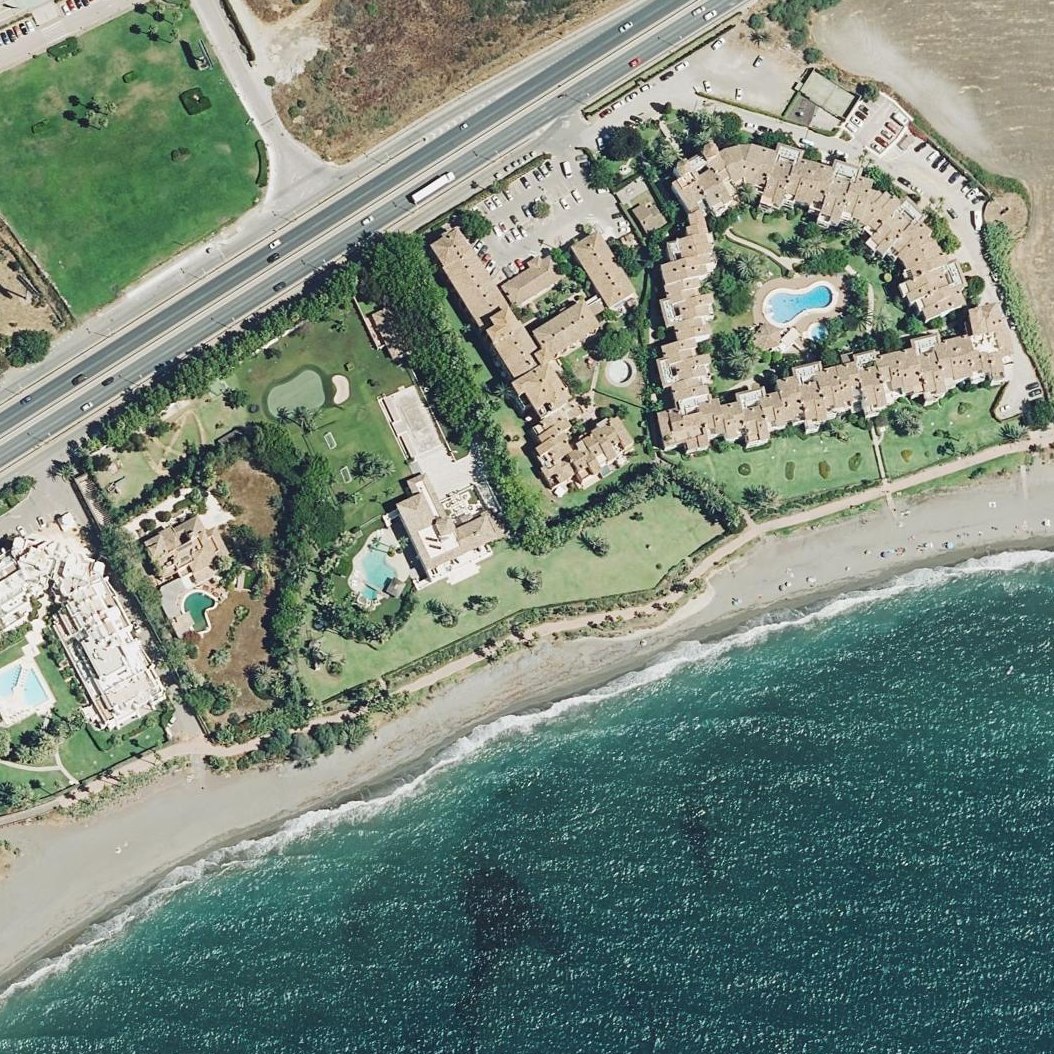 Aerial map of Playa Arroyo de las Cañas