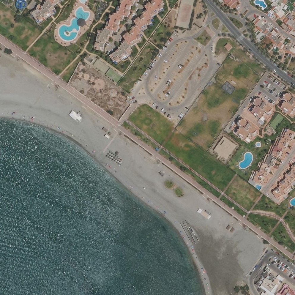 Aerial map of Playa Atracciones
