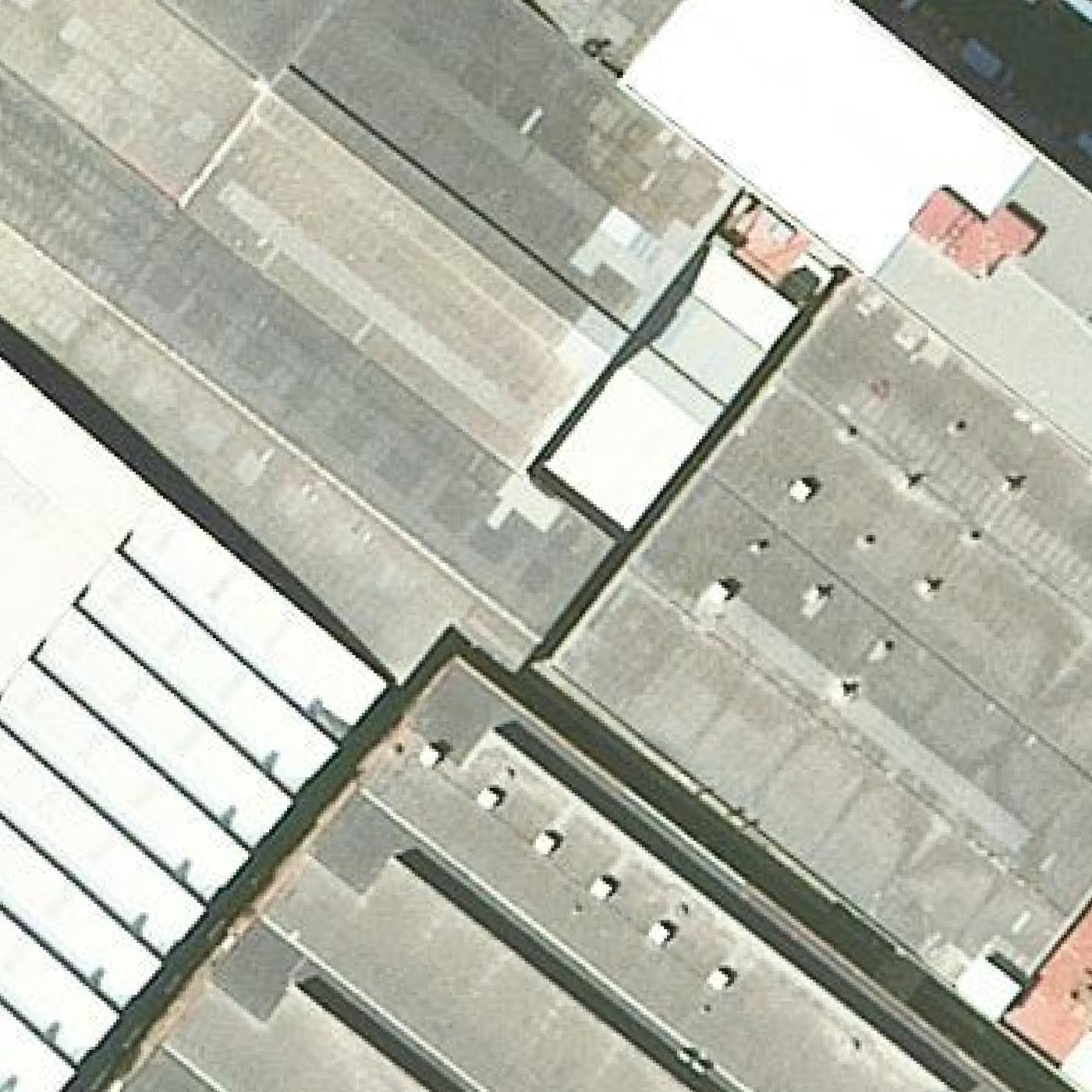 Aerial map of Playa Badalona