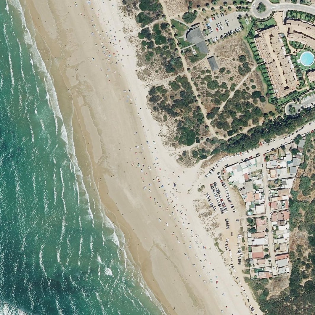 Aerial map of Playa Ballena Rota