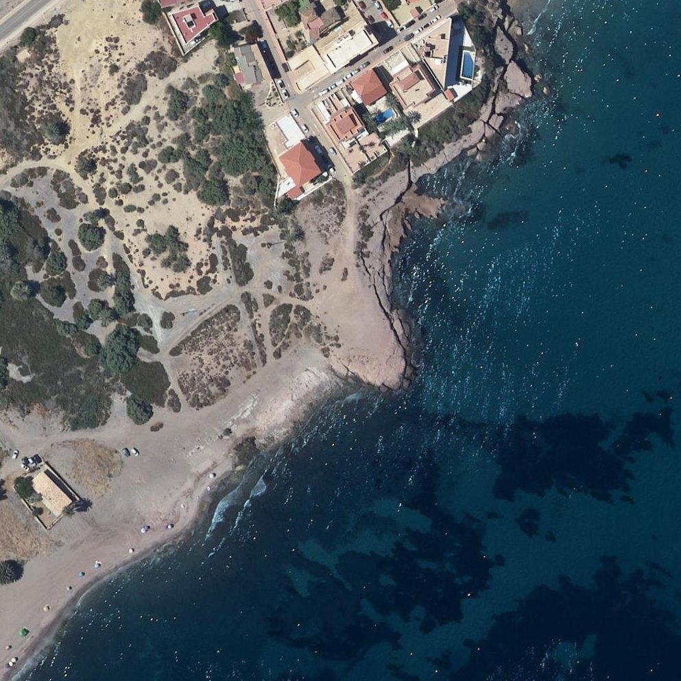 Aerial map of Playa Bella Vista