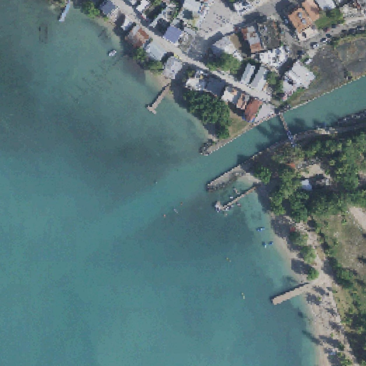 Aerial map of Playa Boqueron