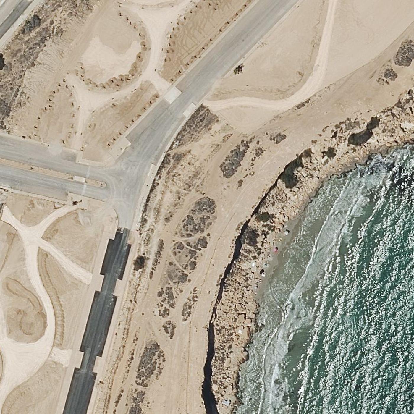 Aerial map of Playa, Cala La Mosca