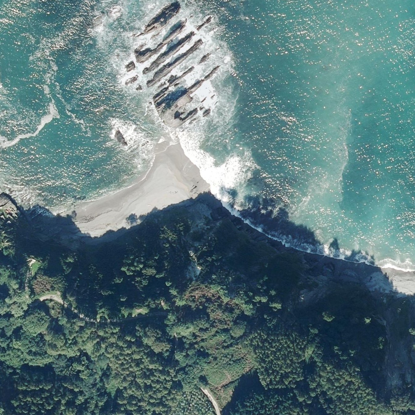 Aerial map of Playa Calabón