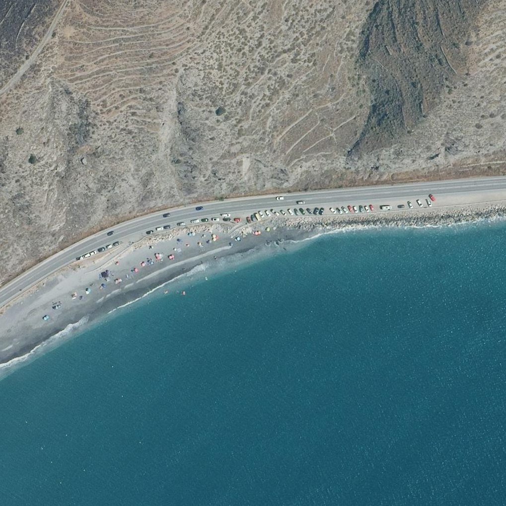 Aerial map of Playa Calaceite