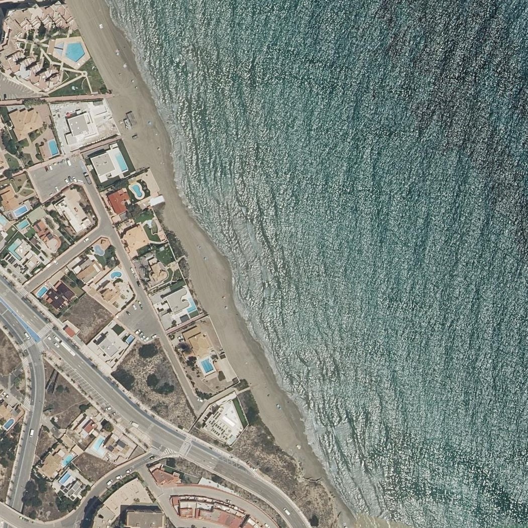 Aerial map of Playa Calnegre