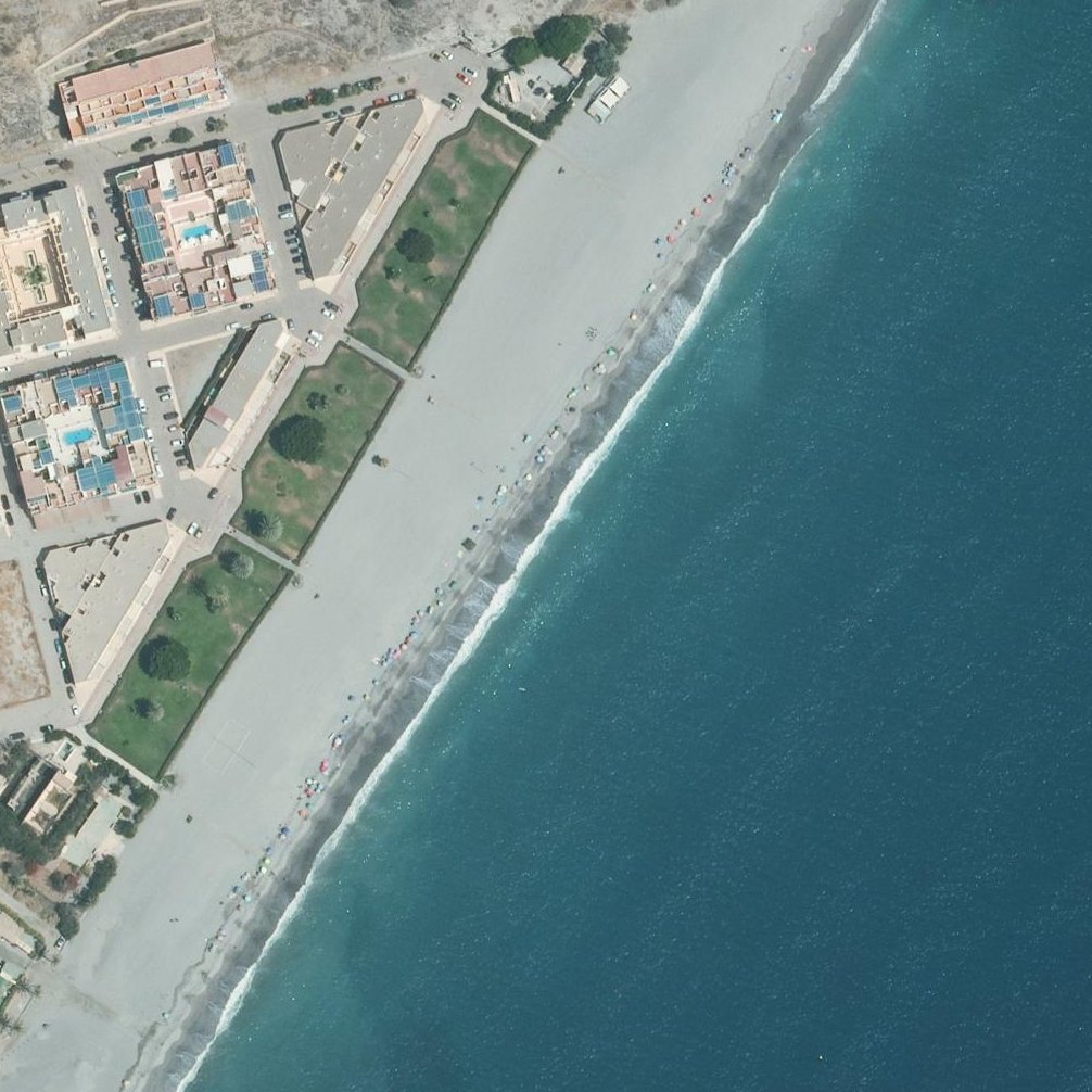 Aerial map of Playa Cambriles - Lújar